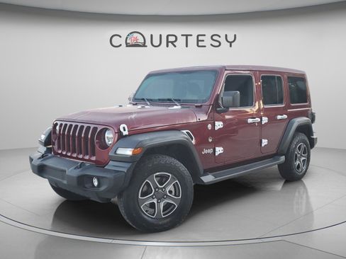 Used 2021 Jeep Wrangler Unlimited Sport w/ Sun And Sound Package AWD/4WD image 1