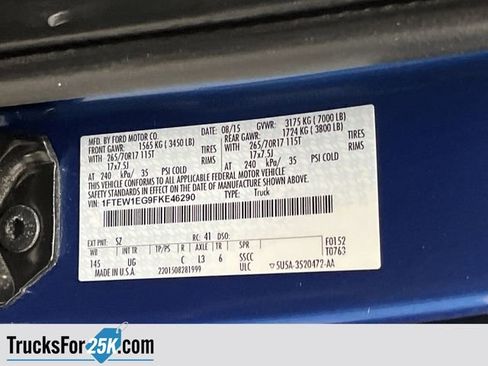 Used 2015 Ford F150 XLT w/ Equipment Group 301A Mid image 39