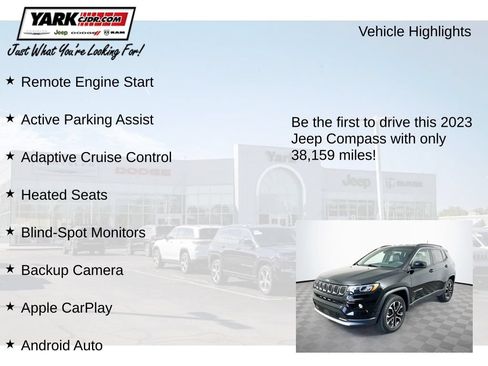 Certified 2023 Jeep Compass Limited AWD/4WD image 12