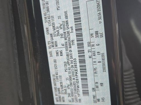 Used 2023 Ford F150 Lariat w/ Equipment Group 502A High AWD/4WD image 13