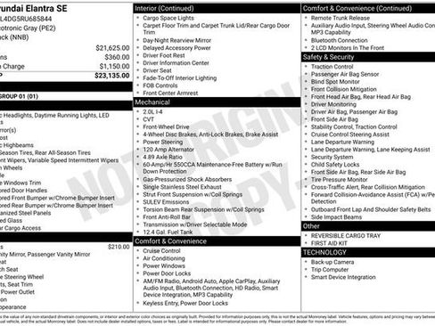 Used 2024 Hyundai Elantra SE FWD image 4