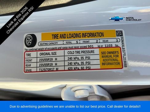 New 2026 Chevrolet Equinox RS image 30