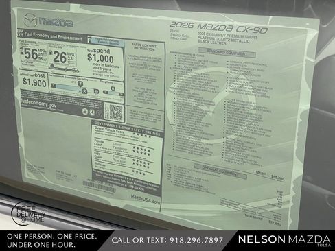 New 2026 MAZDA CX-90 Plug-In Hybrid w/Premium Sport image 17