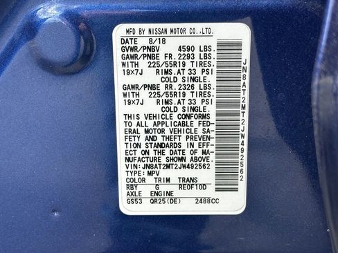 Used 2018 Nissan Rogue SL w/ Premium Package FWD image 32
