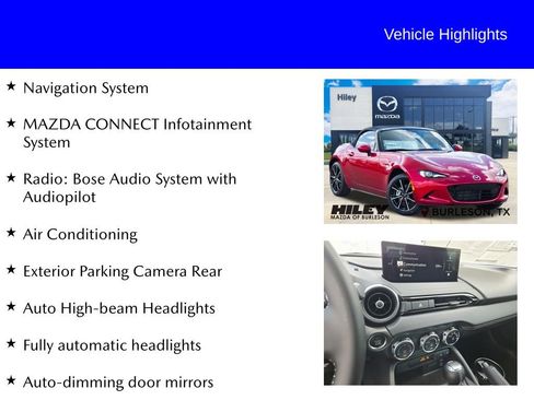New 2026 MAZDA MX-5 Miata Grand Touring RWD image 9