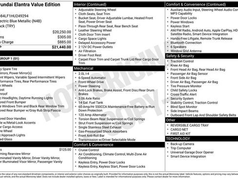 Used 2017 Hyundai Elantra Value Edition image 2