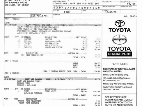 Used 2017 Audi A8 L 4.0T w/ Dynamic Package image 11