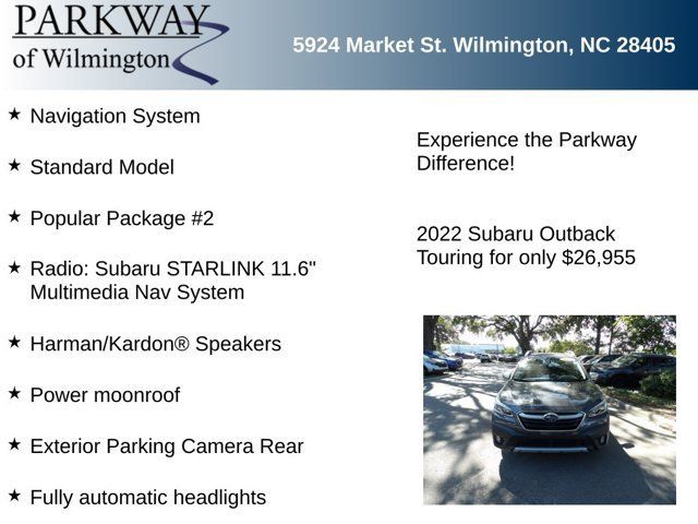 Certified 2022 Subaru Outback Touring w/ Popular Package #2 AWD/4WD image 6