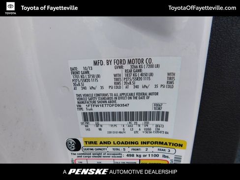 Used 2013 Ford F150 Platinum image 9