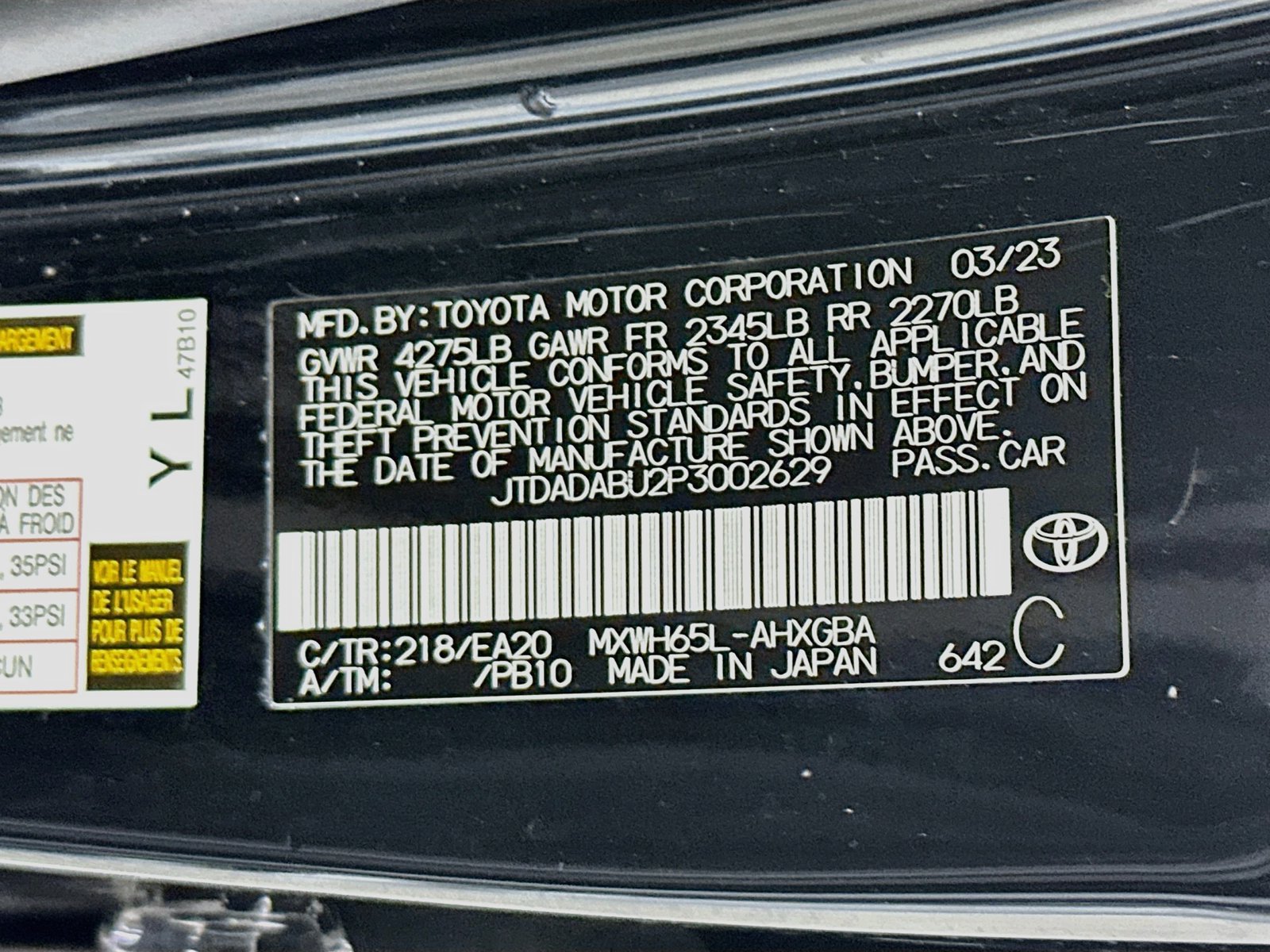 Used 2023 Toyota Prius XLE AWD/4WD image 31