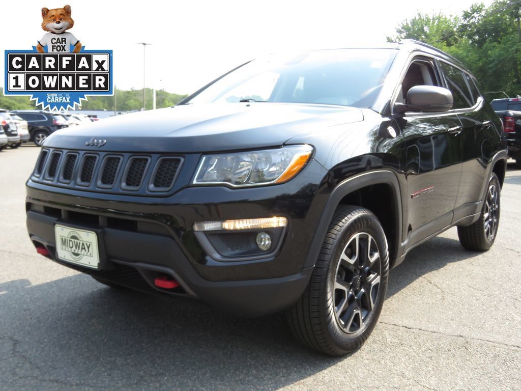 Used 2018 Jeep Compass Trailhawk w/ Leather Interior Group AWD/4WD image 1