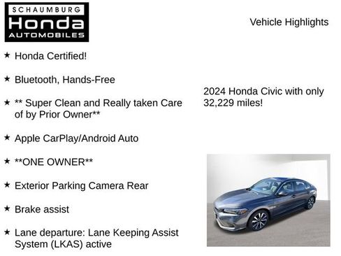 Used 2024 Honda Civic EX-L image 7