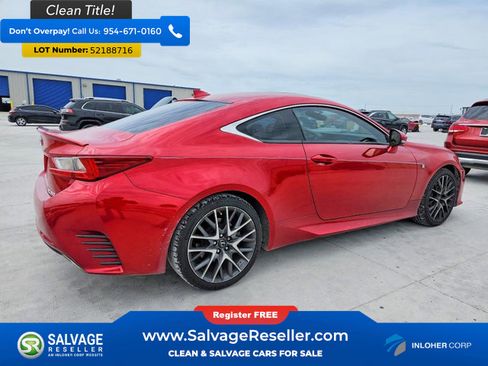 Used 2015 Lexus RC 350 w/ F Sport w/Summer Tires RWD image 4