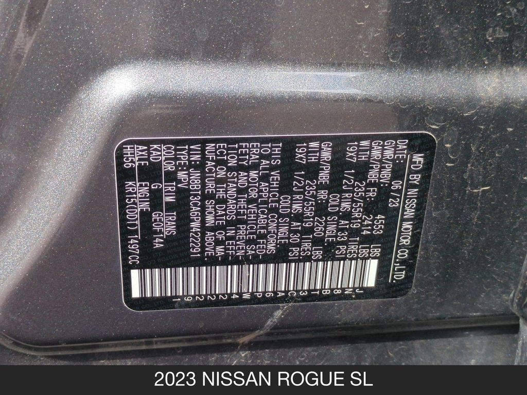 Used 2023 Nissan Rogue SL w/ SL Premium Package FWD image 24