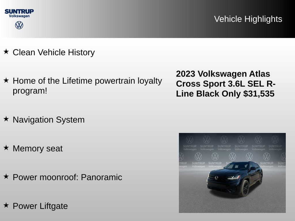 Used 2023 Volkswagen Atlas Cross Sport SEL R-Line AWD/4WD image 8