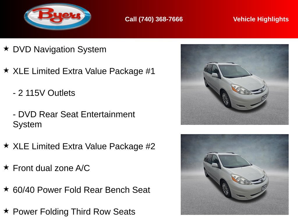 Used 2009 Toyota Sienna XLE Limited FWD image 9