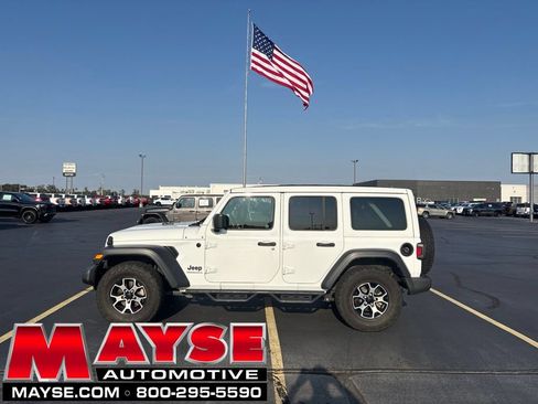 Used 2023 Jeep Wrangler Unlimited Sport w/ Sun And Sound Package AWD/4WD image 1