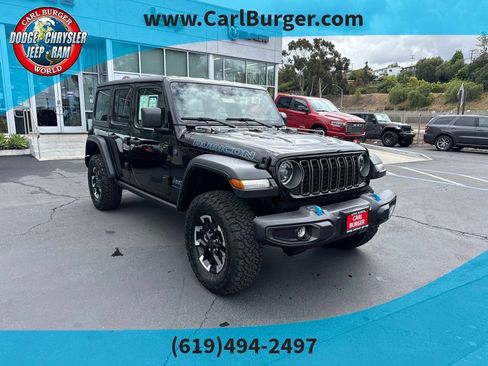 Certified 2025 Jeep Wrangler Unlimited Rubicon 4xe w/ Convenience Group AWD/4WD image 1