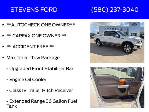 Used 2020 Ford F150 King Ranch w/ Equipment Group 601A Luxury AWD/4WD image 6