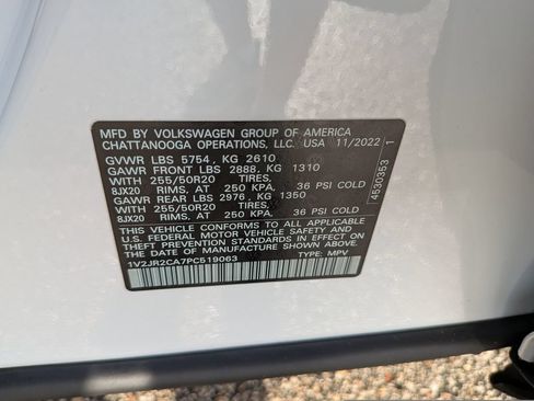 Certified 2023 Volkswagen Atlas SE FWD image 35
