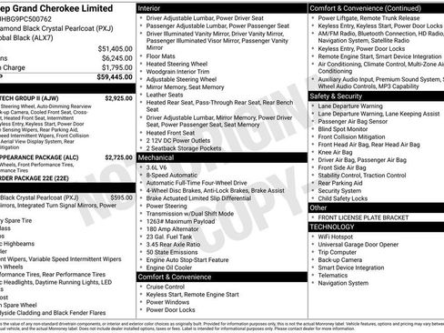 Used 2023 Jeep Grand Cherokee Limited w/ Luxury Tech Group II AWD/4WD image 8