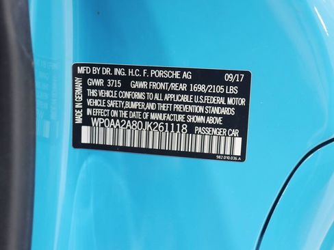 Used 2018 Porsche 718 Cayman RWD image 30