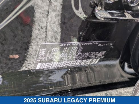 Certified 2025 Subaru Legacy Premium image 29