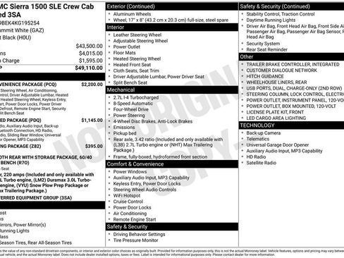Used 2019 GMC Sierra 1500 SLE w/ SLE Convenience Package AWD/4WD image 2
