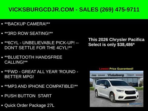 New 2026 Chrysler Pacifica Select image 5