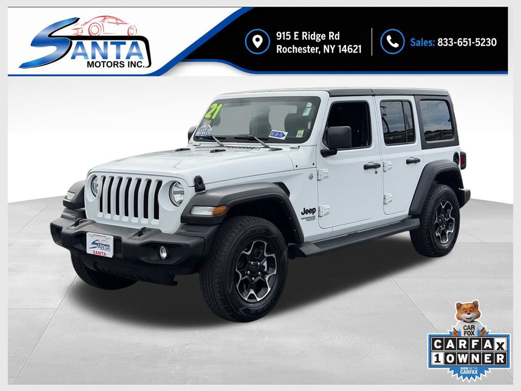 Used 2021 Jeep Wrangler Unlimited Sport AWD/4WD image 1