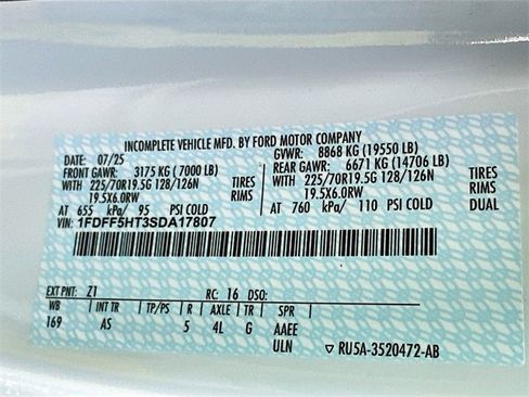 New 2025 Ford F550 4x4 Regular Cab Super Duty image 22