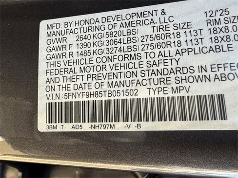 New 2026 Honda Passport TrailSport Elite image 17