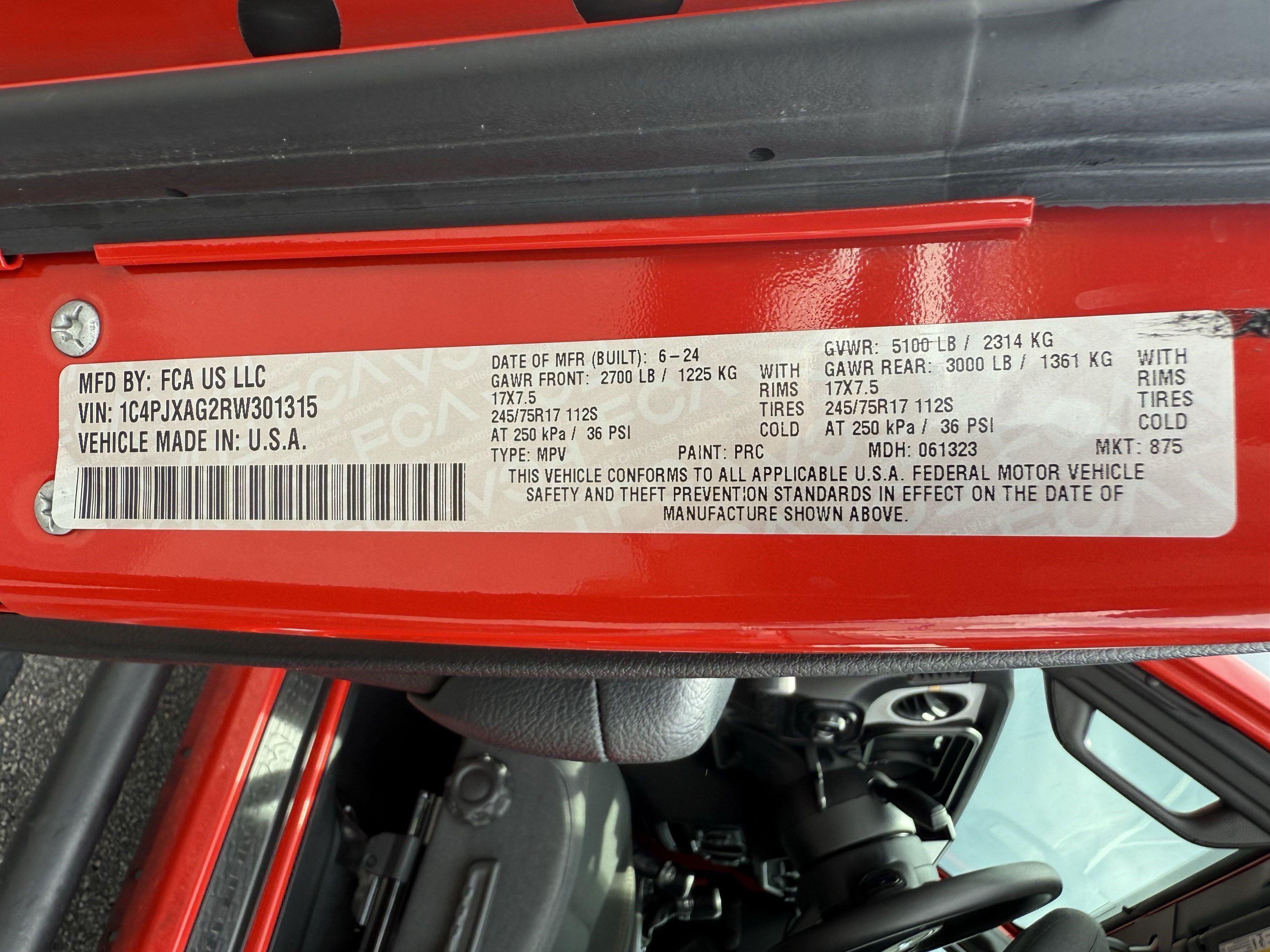 Used 2024 Jeep Wrangler Sport AWD/4WD image 34