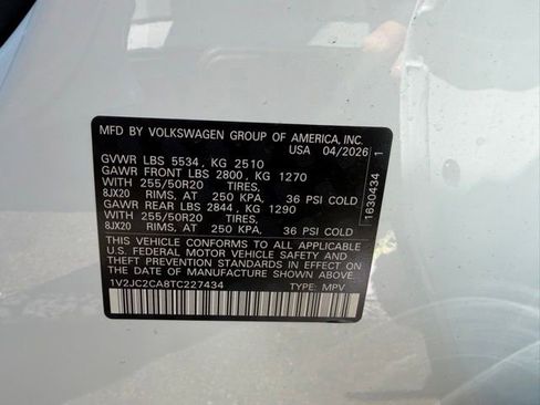 New 2026 Volkswagen Atlas Cross Sport SE FWD image 25