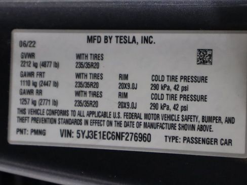 Used 2022 Tesla Model 3 Performance AWD/4WD image 39