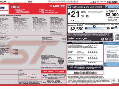 Used 2024 Ford Edge ST w/ Equipment Group 401A AWD/4WD image 27