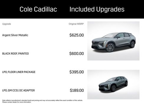 New 2026 Cadillac Optiq Sport 1 w/ LPO, Floor Liner Package image 2