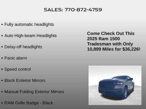 Used 2025 RAM 1500 Tradesman image 28