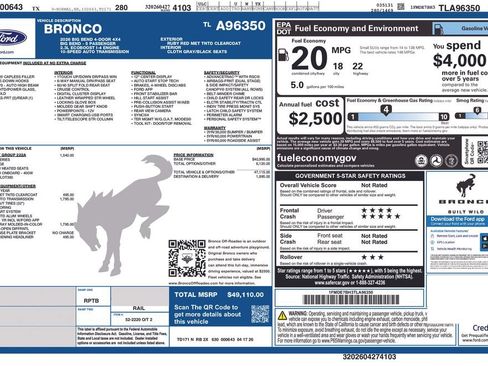 New 2026 Ford Bronco Big Bend AWD/4WD image 5