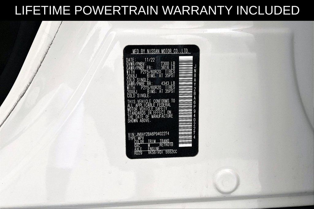 Used 2023 Nissan Armada SL w/ Captain's Chairs Package RWD image 44