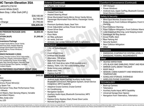 New 2026 GMC Terrain Elevation w/ Elevation Premium Package image 42