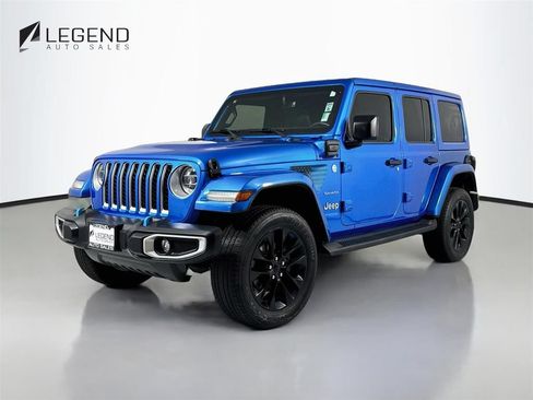 Used 2022 Jeep Wrangler Unlimited Sahara AWD/4WD image 1