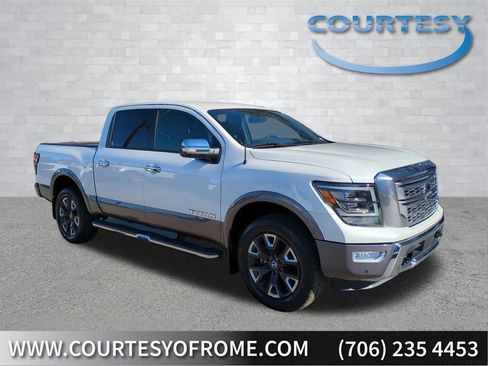 Used 2021 Nissan Titan Platinum Reserve w/ Off Road Protection Package image 1