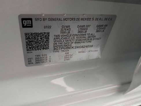 Used 2022 GMC Sierra 1500 SLE image 32