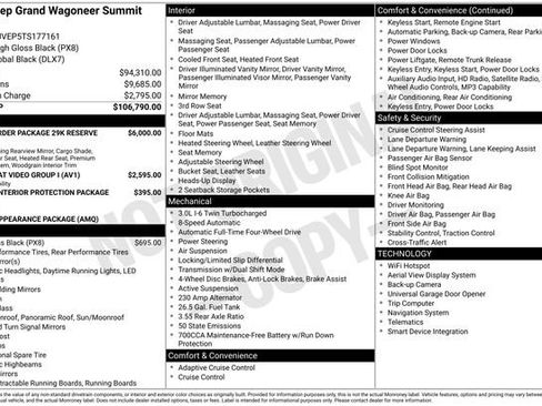 New 2026 Jeep Grand Wagoneer Summit AWD/4WD image 2