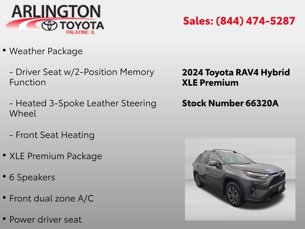 Used 2024 Toyota RAV4 XLE Premium w/ Weather Package AWD/4WD image 4