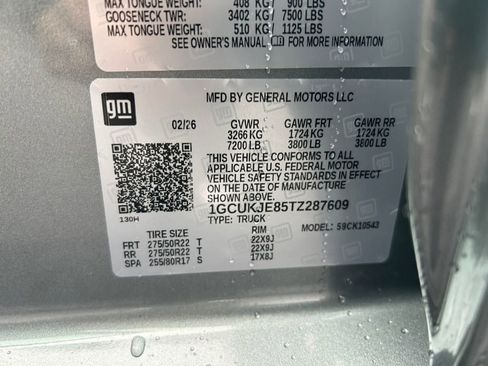 New 2026 Chevrolet Silverado 1500 High Country AWD/4WD image 34
