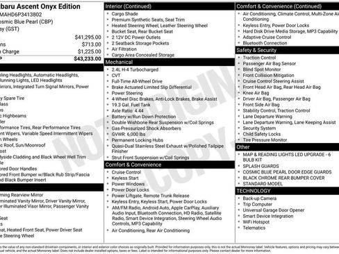 Used 2023 Subaru Ascent Onyx Edition image 6