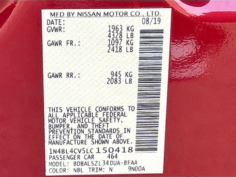 Used 2020 Nissan Altima 2.5 SR FWD image 24