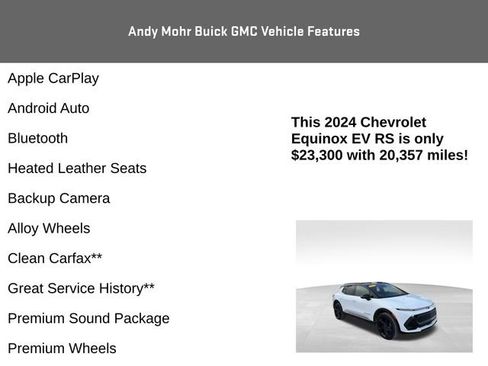 Used 2024 Chevrolet Equinox EV RS image 4